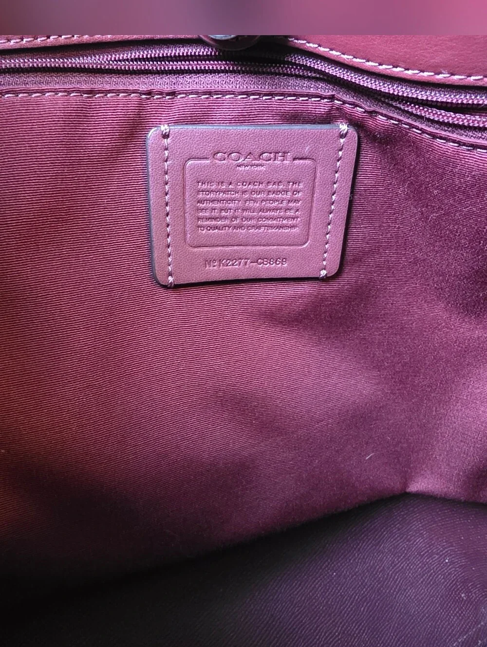 coach brown city tote in signature canvas varsity motif